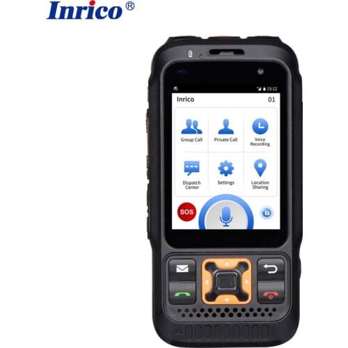 Inrico S100 4G LTE Network Radio Android Mobile Phone GPS WIFi Blue Tooth SOS Flashlight 4000mAh Battery Zello PTT Smartphone