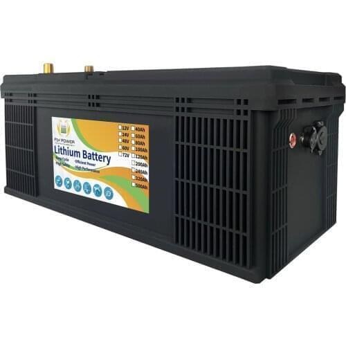 12V 240Ah LiFePO4 Storage Battery Power Supply Built-in BMS Solar Wind Deep Cycles Lithium Iron For RV Campers Golf Cart Energy