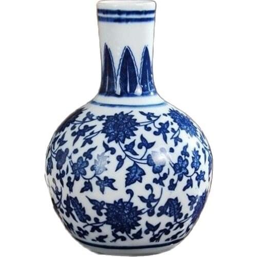 Home Decoration China Jingdezhen Blue And White Porcelain Vases