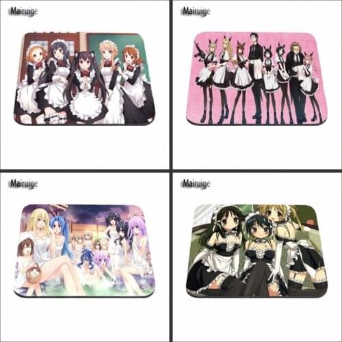 2017 Hot Selling Anime Maid Custom Mouse Mat Soft Rubber DIY Game Personalized Mice Pad As Gift 18*22*2cm/25*20*2cm/29*25*2cm