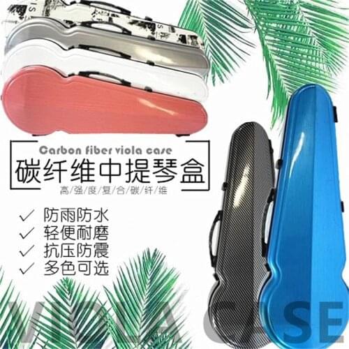 Beautiful design case for viola case carbon fiber customized color viola case