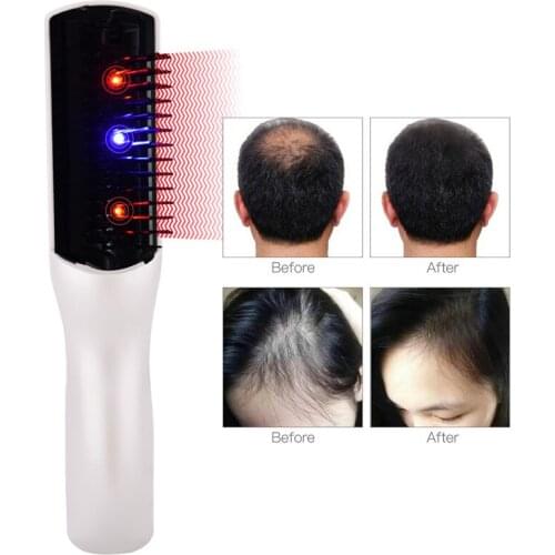 Laser Hair Growth Comb Treatment Hair Loss Regrowth Massager Therapy Infrared Stimulator Device Laser Comb Head Massager