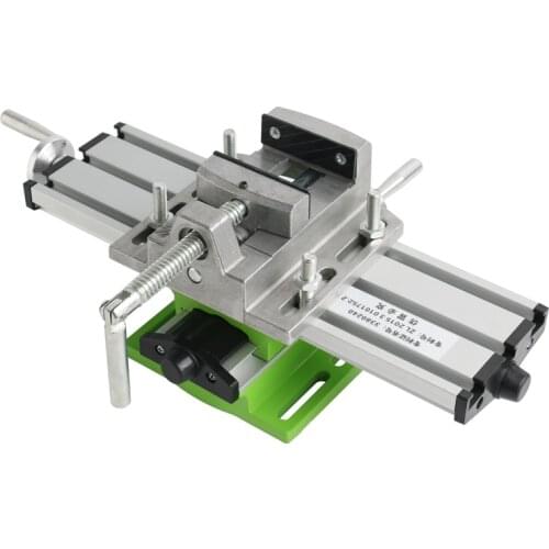 Miniature Precision Multifunction Milling Machine Bench Drill Vise Fixture Worktable X Y-axis Adjustment Coordinate Table