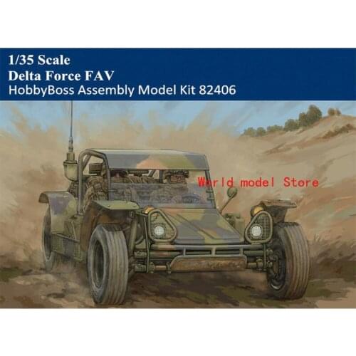 HobbyBoss 82406 1/35 Scale Delta Force FAV Plastic Assembly Model Kits