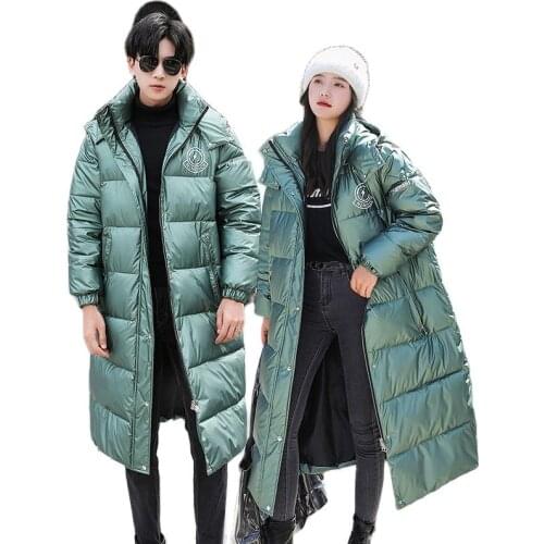 Fashion Winter 2021 Womens Coats Korean Version Of The New Long Couple Models For MEN And Women Warm Cotton Casual Coat Female