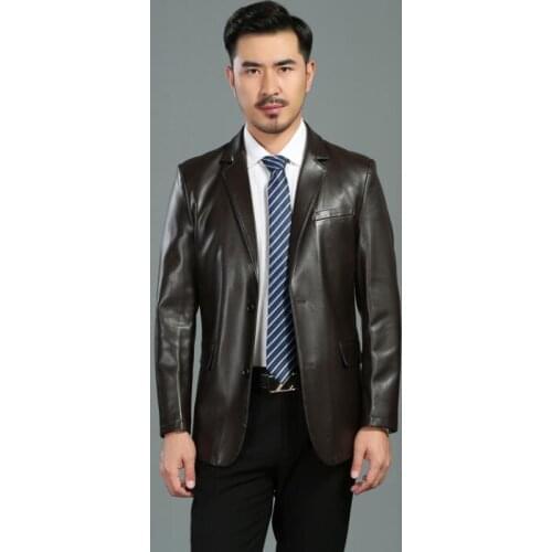Spring and Autumn mens leather jacket slim motorcycle coat men suits jackets casual clothes jaqueta de couro street fashion