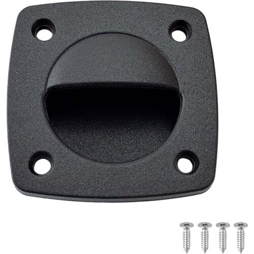 Nylon Square Flush Pull Handle, Hidden Recessed Furniture Handle, Recessed Boat