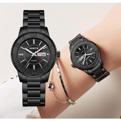 NORTH Fashion Quartz Watches Women Luxury Brand Watch Simple Exquisite Mesh Belt Casual Lady Sport Business Watches Reloj Mujer