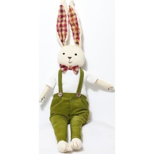 Easter bunny cute rabbit 65cm baby sleeping doll soft plush doll stuffed animal toy plush bunny toy easter party decoration doll