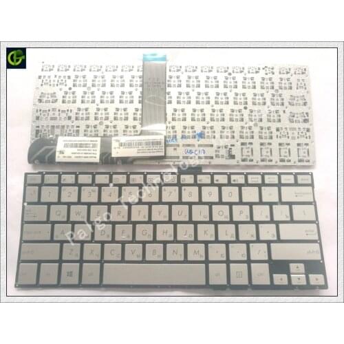 Russian keyboard for ASUS Vivobook Flip Q302 Q302L Q302LA P302LJ TP300 TP300L TP300LA TP300LD TP300UA P302 Q304 RU silver