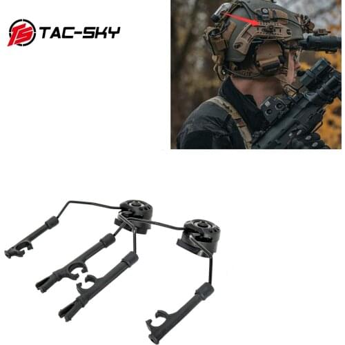 TAC-SKY tactical bracket ARC track adapter comtac bracket for COMTAC I II III IV noise reduction headphones BK