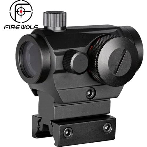 Tactical Hunting Red Green Dot Reflex Sight Scopes With High/low Dual Profile Rail Mount Airsoft Air Guns Rifle Red Dot Scopes