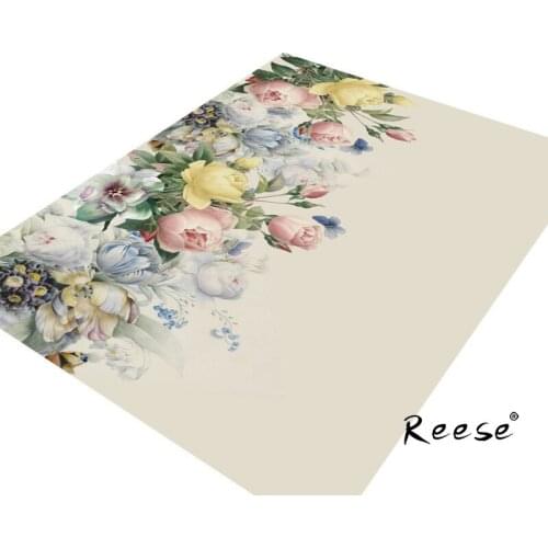 Reese Print Vintage Carpets Rugs For Living Room Traditional Chinese Impressionistic Style Home Decoration Anti Slip Easy Clean
