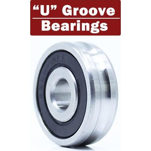 Outer Ring With U-groove Bearing 20*62*22 mm 1PC Wire Cable Pulley Bearing Walking Heavy Pulley Crane U Groove Wheel Bearings