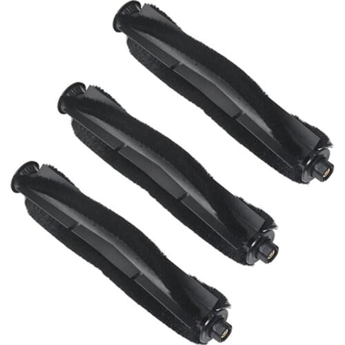 For Roidmi EVE Plus Robot Vacuum Cleaner Main Brush Rolling Brush Replacement Accessories Parts, 3 Pack