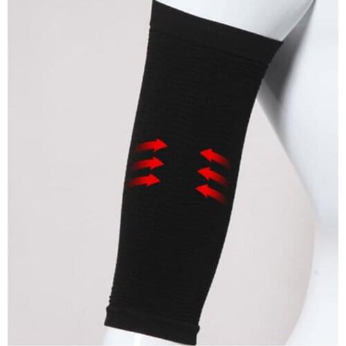 Women Elastic Compression Arm Sleeves Slimming Arm Shaperwear Weight Loss Elbow Massager Arm Wraps