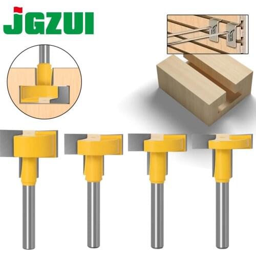 1-4 pcs Top Quality T-Slot & T-Track Slotting Router Bit - 8" 6mm Shank For Woodworking Chisel Cutter Wholesale Price