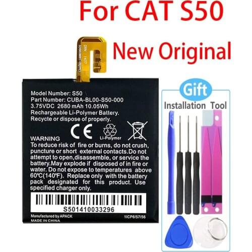 100% Original Fast delivery 2680mAh CUBA-BL00-S50-000 Battery For CAT S50 Latest Production High Quality Battery+Tracking Code