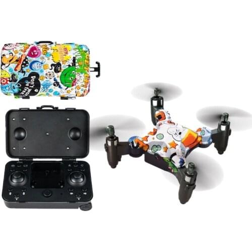 2021 New 2.4G WIFI DH-120 Luggage RC Drone FPV 4-axis 720P Camera Mini Folding Quadcopter