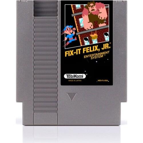 Fix-it Felix Jr 72pins 8bit Game card Drop shipping