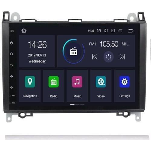 Car Multimedia Player GPS Android 10 4+64G 2 Din DVD Automotivo For Mercedes/Benz/Sprinter/Viano/Vito/B-class/B200/B180 Radio