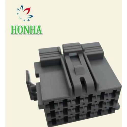 Free shipping 50/100 pcs/lots TE/AMP/TYCO AUTO CONNECTOR 1-967624-1 967634-1 18 pin/way wire harness unsealed connector