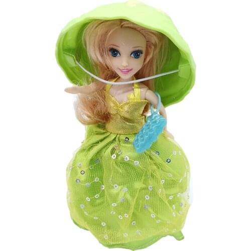 BJD Doll 18CM Movable Jointe Dolls with Clothes Outfit Shoes Wig Hair Makeup Best Gift for Girls Wig Hair Female Naked Nude