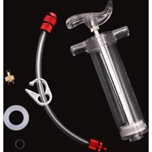 Bicycle Tubeless Tyre Sealant Injector Cycling Tire Filling Repair Tool Fit MTB Bike Accessories for Presta/Schrader Valves