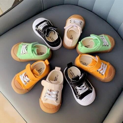 Autumn Winter Baby Canvas Shoes Sneakers Toddler Girls Boys Sports Shoes Children Flats Toddler Sneakers Kids Casual Shoes 15-25