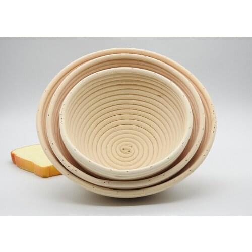 Round Rattan Pastry Tools Brotform Wholesale Banneton Bowl Bread Proofing Basket