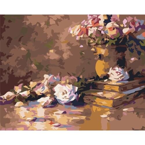 Umbrella Hello Painting By Numbers Diy Dropshipping 40x50cm Cartoon Child Figure Canvas Wedding Decoration Art Picture Gift