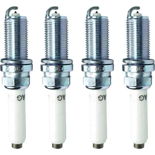 New 4 PCS Laser Platinum Spark Plug 06K905601B PLFER7A8EG For Audi A3 A4 A6 Allroad Q7 TT VW Polo Sharan Golf Skoda Octavia Seat