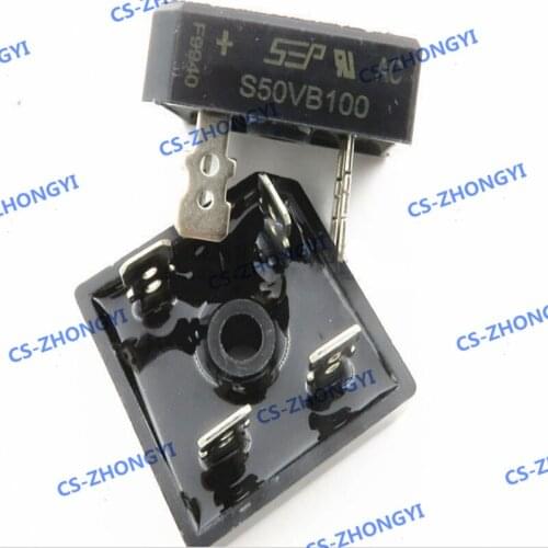2pcs S50VB100 50A 1000V ORIGINAL SILICON BRIDGE RECTIFIERS Rectifier bridge pile