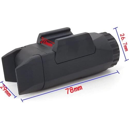APL-G3 400 Lumens Pistol Weapon Light Constant/Momentary/Strobe Compact Weapon Picatinny Rail Mounted for Glock Hunting scope
