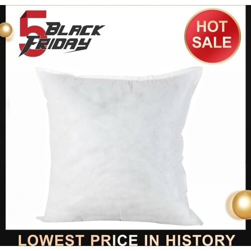 White Cushion Insert Filler PP Cotton Throw Pillow Inner Core Decor Car Chair Soft Seat Cushion 45*45cm