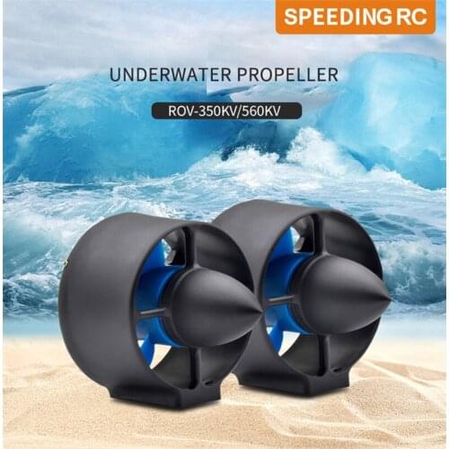 Underwater Thruster Waterproof Motor ROV Thruster Built-in 30A Positive And Negative Two-way ESC For RC Boat