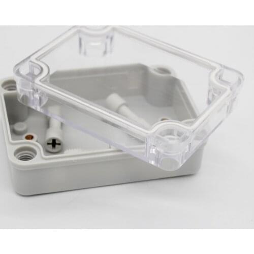 Project Waterproof PC Transparent Cover ABS Body box IP66 Terminal Box Plastic Distribution Enclosure 80*110*45mm DS-AT-0811-S