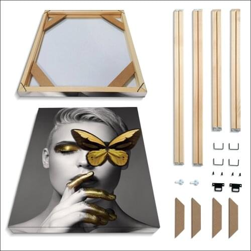 Simple Solid Wood Wall Frame DIY Painting Frame Wooden Frame and Advanced Craft Frame Camphor Wood Composite Decoration 120x80CM