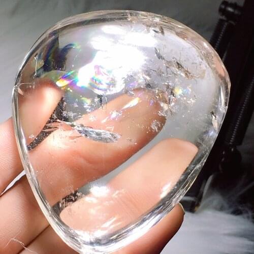 Clear quartz free from