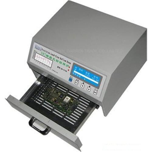 QS-5100 600W Automatic Lead-Free Reflow Oven For SMD Rework, Solder Area 180*120mm 110V 220V