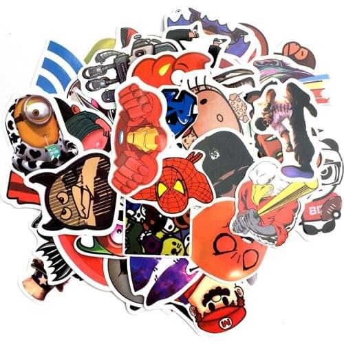 Funny Wall Floor Car Bicycle Stickers Suitcase Home Decor Phone Laptop Covers DIY Vinyl Decal Sticker Bomb JDM Car styling