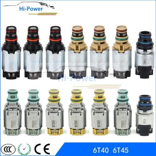 7PCS 6T45 6T40 Original Transmission Shift Solenoid 6T45E 6T40E for Old style or New style (refurbished) 6T40 6T45