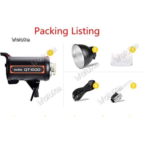 Godox QT600 Photography Flash Studio High speed soft light quick call back 600W portrait Pat Studio Lamp CD50 T03