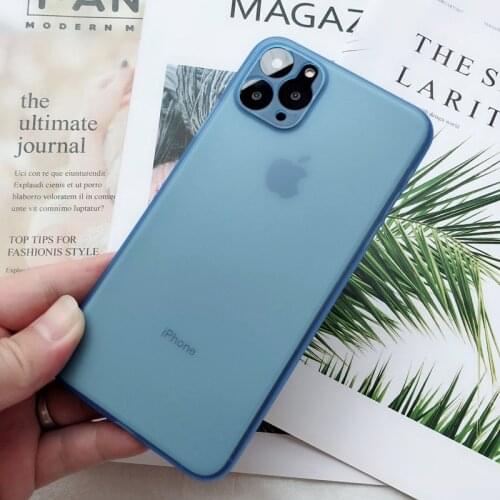 Ultra Thin PP Matte Skin Case For iphone 11 Pro 6 7 8 Plus Case For iphone X XR XS Max Mac Rubber Back Cover Mobile Phone Cases