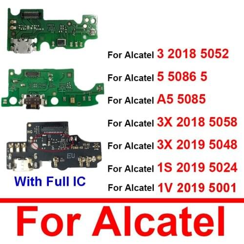 USB Port Charging Board For Alcatel 1V 2019 5001 5001D 5001A USB Charging Jack Dock Flex Cable Replacement Repair Parts