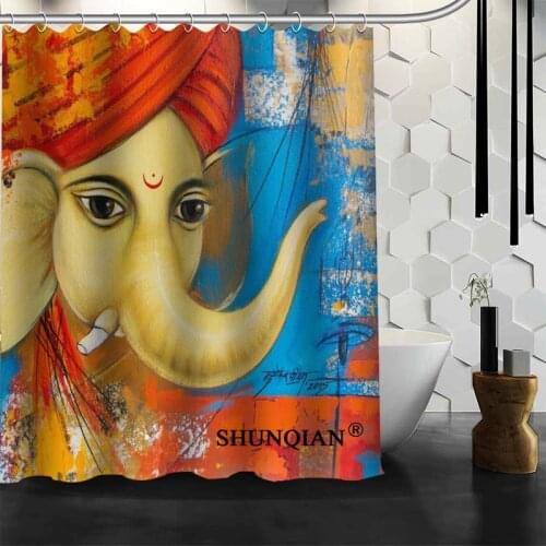 Modern Art Paintings Shower Curtains Polyester Bathroom Waterproof Bath Curtain Size 150X180cm165X200cm180X200cm