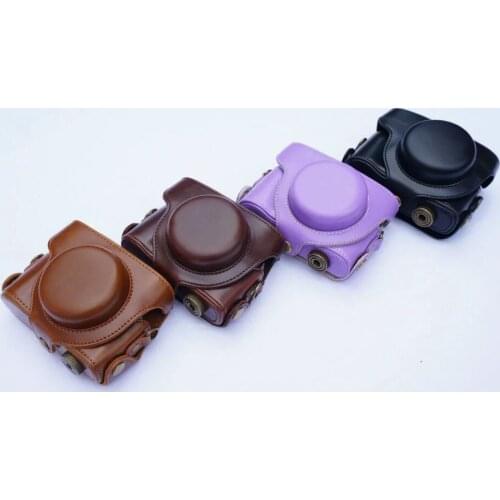 Camera Video Bag PU Hard Case For Panasonic For Lumix DMC-LX7 LX7 LX5 LX3 LX-7 LX-5 LX-3 Camera With Shoudler Strap