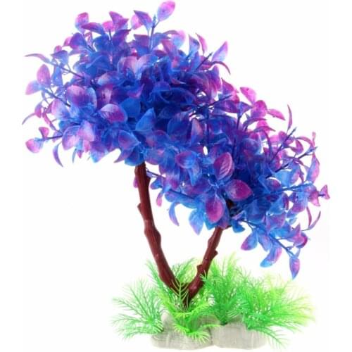 1 Pcs Aquatic Plant Simulation 4 Colors Artificial Plastic Grass Fish Tank Water Plant Aquarium Decoration Ornament