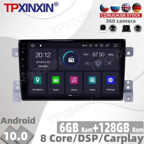 128G Android 10 For Suzuki Grand Vitara 3 2005 - 2015 Car Radio Multimedia Video Player Navigation GPS Accessories no 2din DVD
