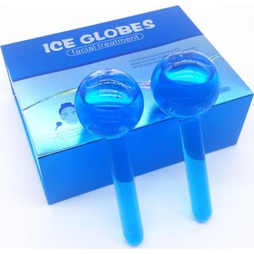 2Pcs/Set Beauty Salon Home Equipment Beauty Ice Hockey Water Wave Ball Korean Crystal Energy Facial Eye Massage Skin Care Tool
